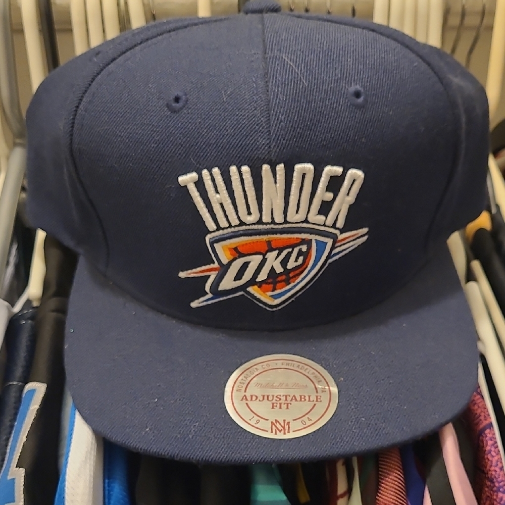 Mitchell & Ness Blue Thunder Adjustable Hat